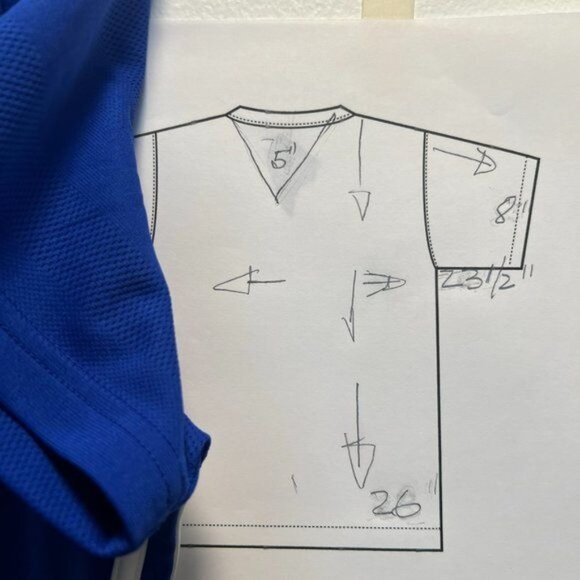 Adidas ClimaCool Blue Soccer Jersey XL Lightweight Breathable Activewear - Picture 5 of 5